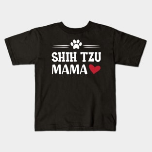 Shih Tzu Mama Kids T-Shirt